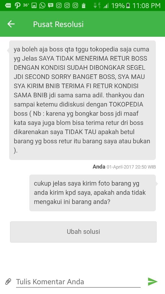 Curhatan Pengalaman Membeli Hp Di Tokopedia