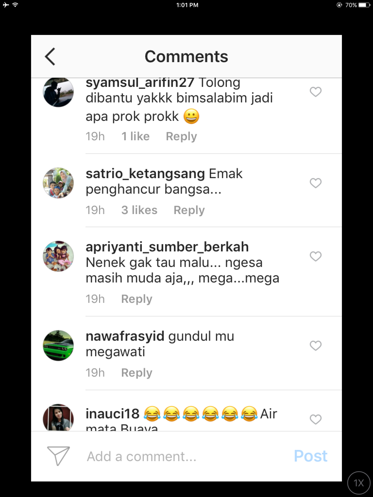 Bantulah saya .. Bantulah saya !! Ucap megawati di youtube pun di comentari Netizen