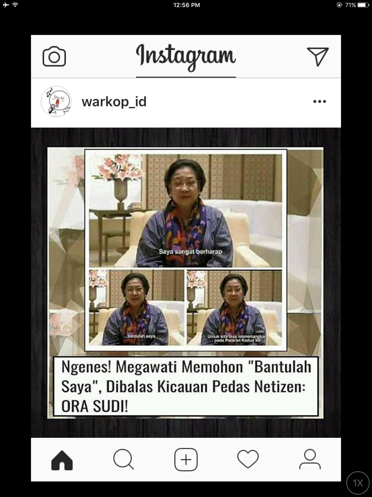 Bantulah saya .. Bantulah saya !! Ucap megawati di youtube pun di comentari Netizen