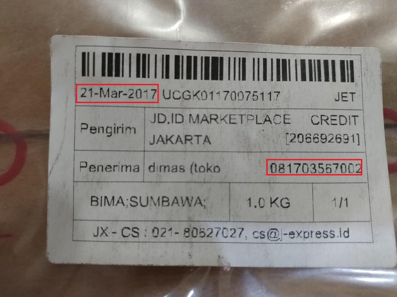 JD.ID? J-Express? Pandu Logistics? Hopeless berbelanja di jd.id