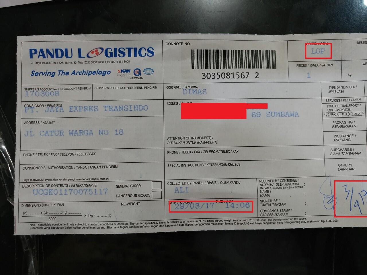 JD.ID? J-Express? Pandu Logistics? Hopeless berbelanja di jd.id