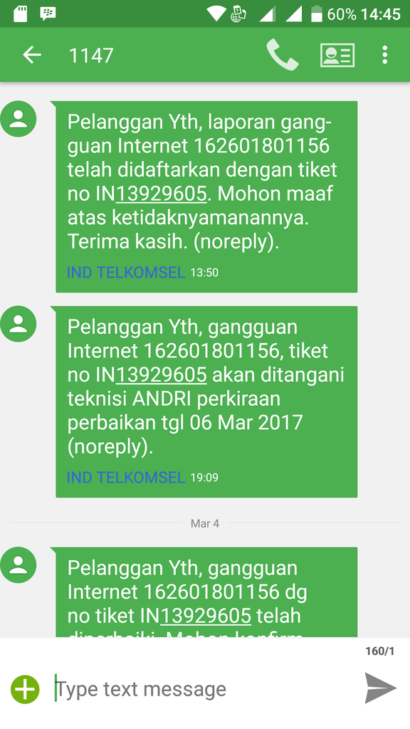 Surat Terbuka Untuk Telkom Indihome Regional Pontianak, Kalimantan Barat