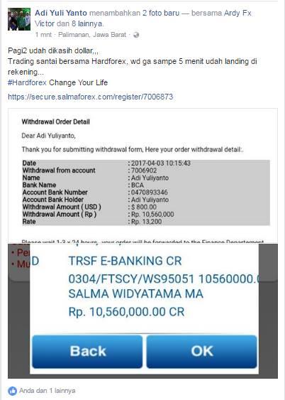 KOMUNITAS HARDFOREX PUSAT EDUKASI DAN BIMBINGAN TRADING FOREX BANDUNG