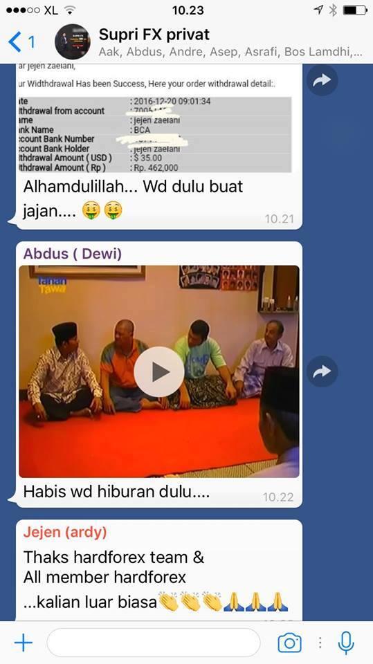 KOMUNITAS HARDFOREX PUSAT EDUKASI DAN BIMBINGAN TRADING FOREX BANDUNG