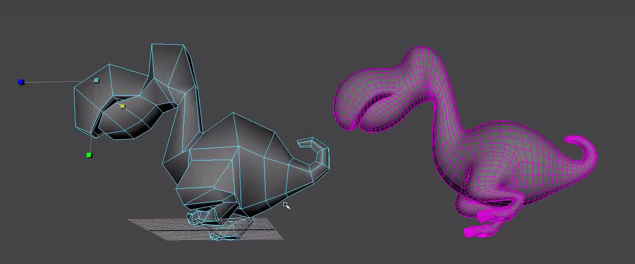Cute Dino - Modeling