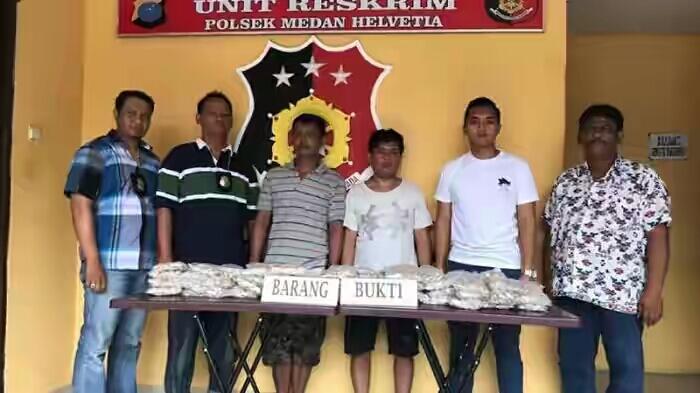 Narapidana Lapas Tanjung Gusta Sembunyikan 10 Kilogram Ganja di Bungker