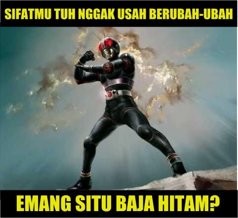 10 Meme lucu Ksatria Baja Hitam ini akan obok-obok memori masa kecilmu