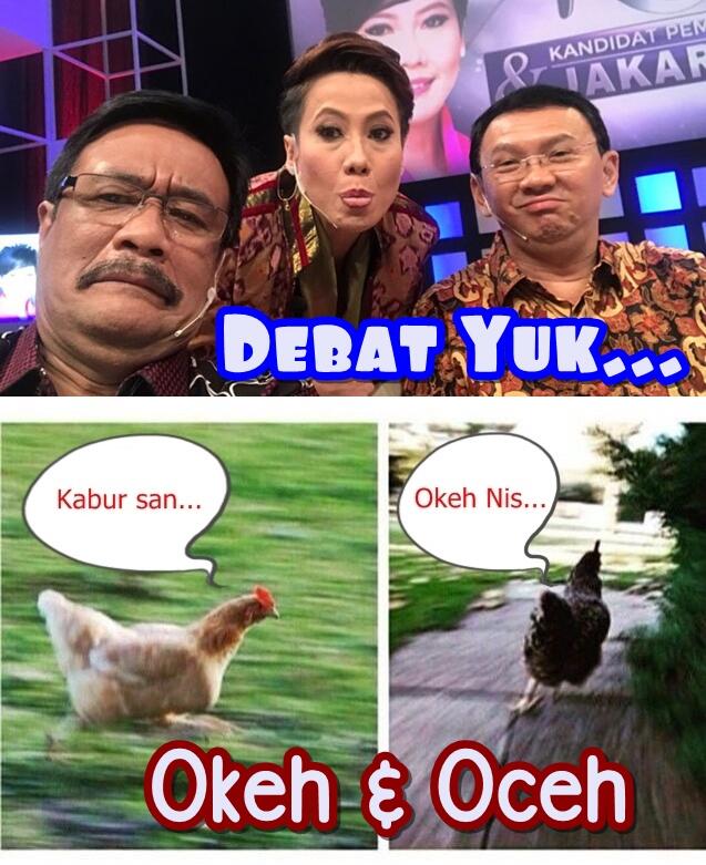 Pedagang Ayam: "Pak Sandi, Salam OK OCE"