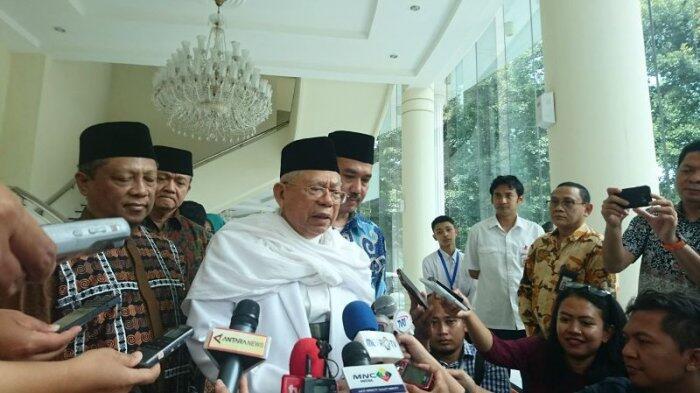 Ma'ruf Amin Minta Presiden Adakan Dialog Nasional Usai Pilkada DKI Jakarta