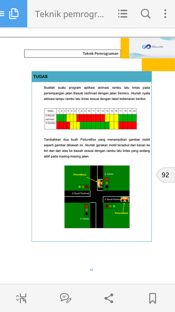 Cara bikin animasi lampu lalu lintas  pakai visual basic 