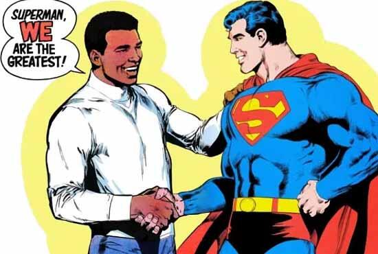 Muhammad Ali Pernah Duel Lawan Superman 