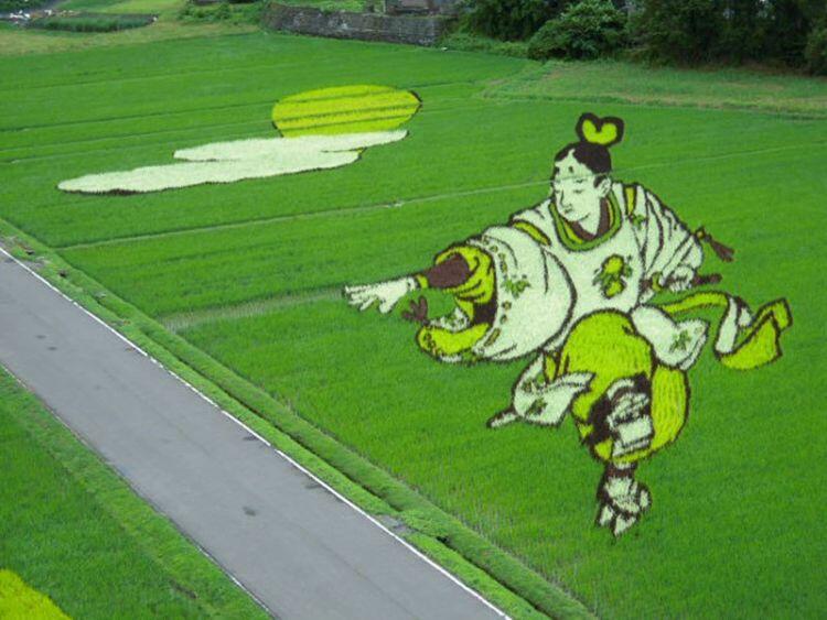 Tanbo Art, Seni Melukis Sawah di Jepang yang Luar Biasa