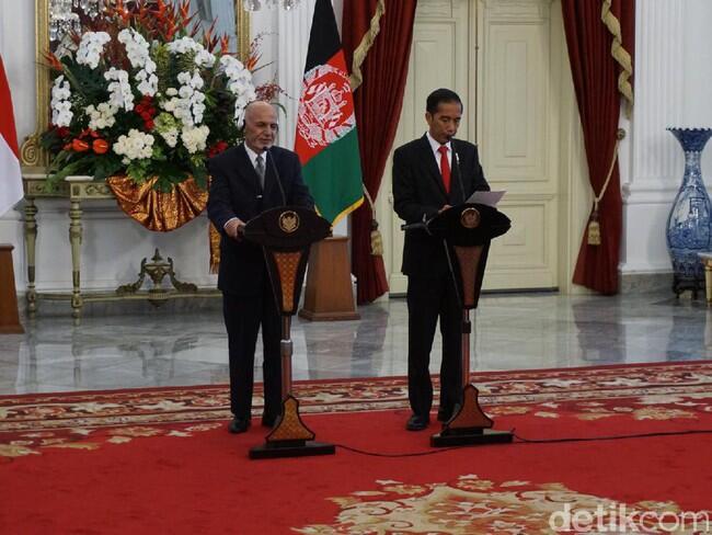 Ini Hasil Pertemuan Jokowi dengan Presiden Afghanistan