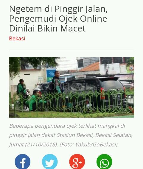 Wali Kota Depok Keluarkan Aturan Baru soal Ojek Online