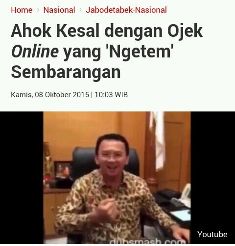Wali Kota Depok Keluarkan Aturan Baru soal Ojek Online
