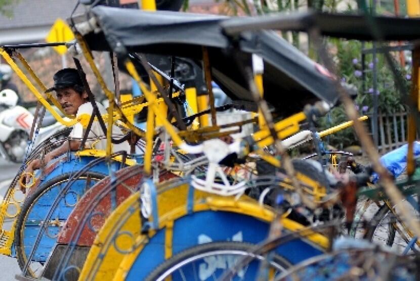 Nasib Abang Becak di Era Digital