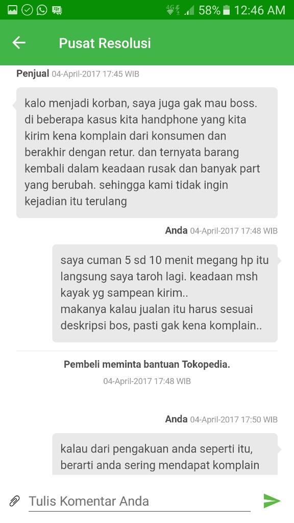 Curhatan Pengalaman Membeli Hp Di Tokopedia