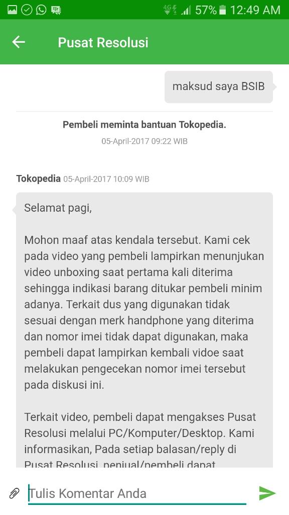 Curhatan Pengalaman Membeli Hp Di Tokopedia