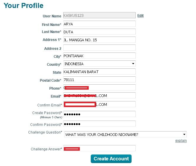 Cara Aktifasi Virtual Visa Prepaid Card (VCC AVS) GRATIS dari PTC Clixsense