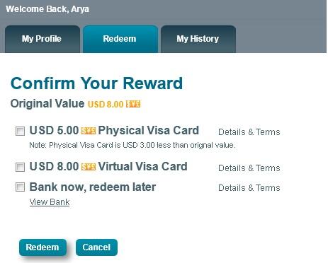 Cara Aktifasi Virtual Visa Prepaid Card (VCC AVS) GRATIS dari PTC Clixsense