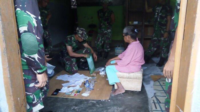 Petugas TNI Temukan Bong saat Penertiban Kompleks Kowilhan