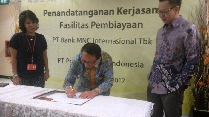 Prioritas Land dan Bank MNC Jalin Kerjasama Pembiayaan
