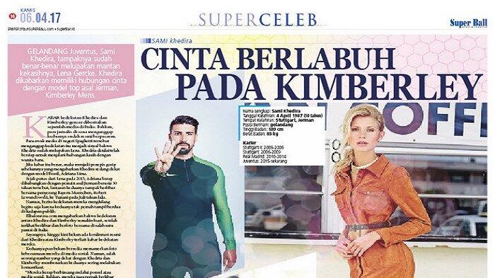 Cinta Baru Sami Khedira bersama Model Jerman