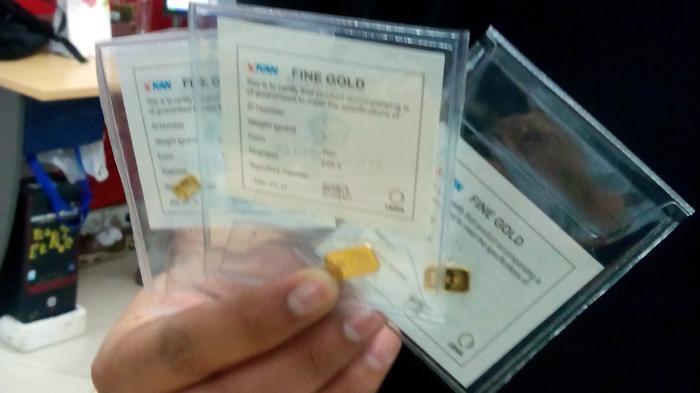 Harga Emas Antam Naik Jadi Rp 592 Ribu Per Gram