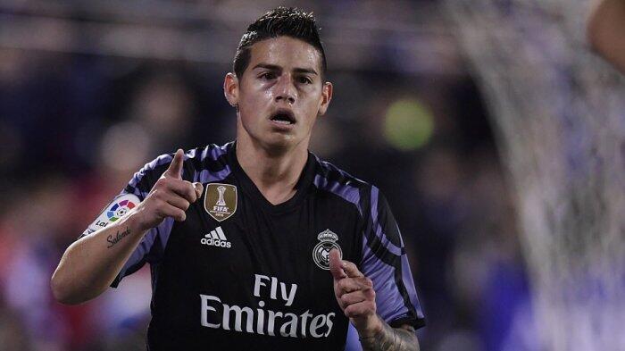 James Rodriguez Pukul Kursi Pemain Usai Diganti Isco