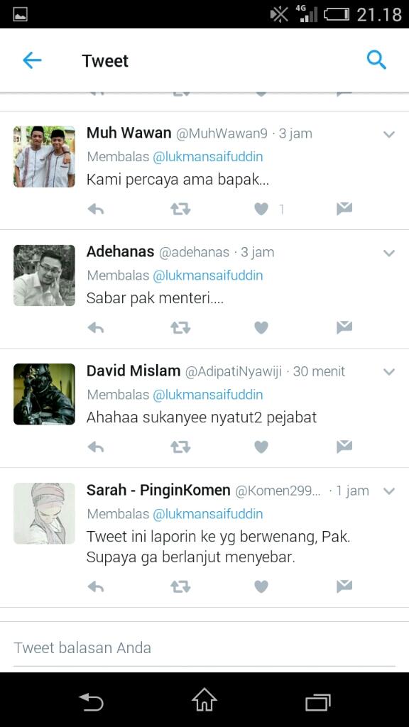 Mentri Agama Di Fitnah Laskar Pembela Islam. Begini Respon Netizen..