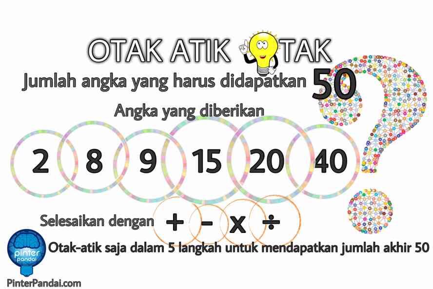 Tes Matematika Otak Atik Otak - Agak Susah Tapi FUN!
