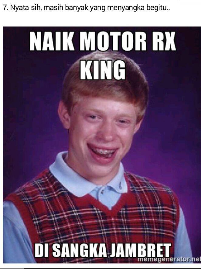 10 Meme Lucu Tentang Motor RX King ( Kocak Abis )