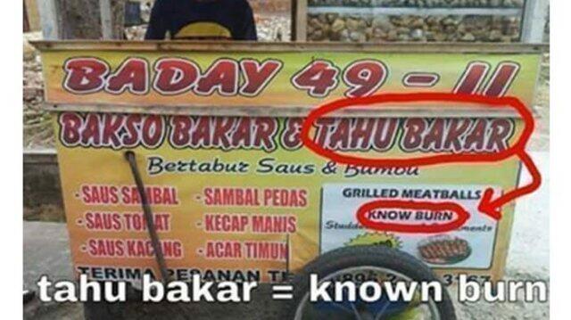 Nama Menu Makanan dan Minuman yang Bikin Ketawa