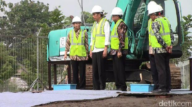 Resmikan Proyek Kereta Bandara Adi Soemarmo, Jokowi: 2018 Harus Selesai