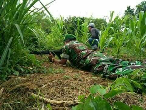 Teroris shoot out in Tuban