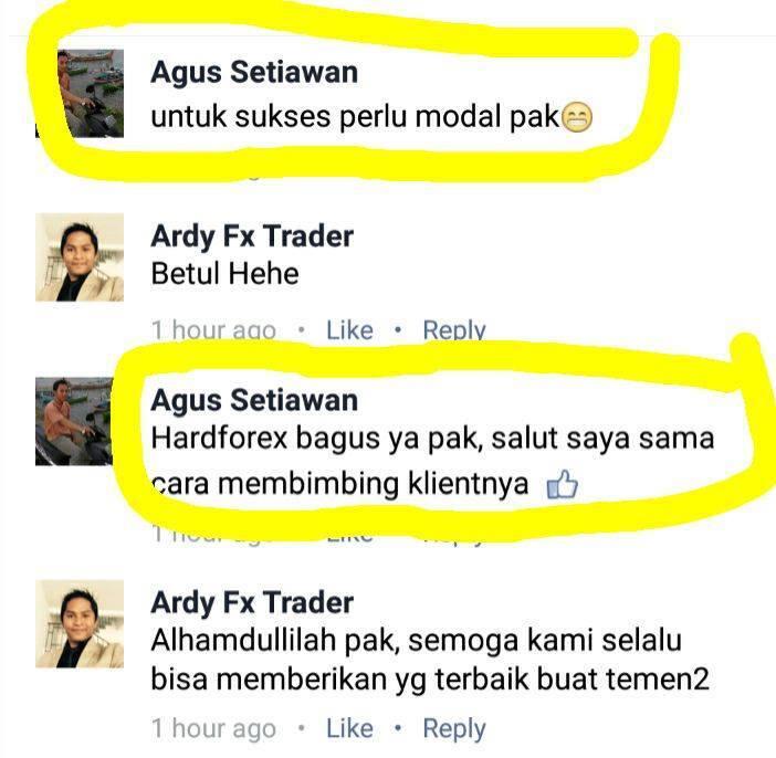 Komunitas HARDFOREX pusat edukasi &amp; bimbingan trading forex GRATIS 