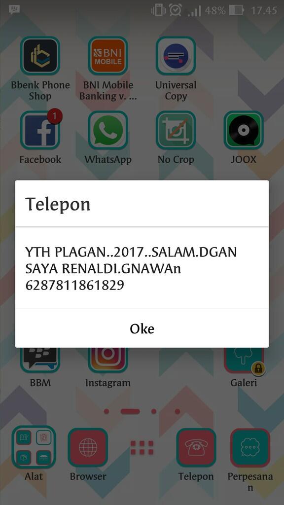 Penipuan via telepon dengan modus log in di myXL