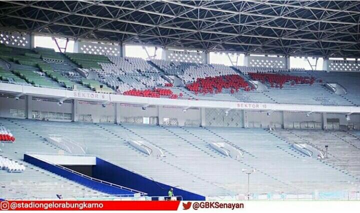 Ini nih Penampakan Stadion Gelora Bung Karno yang lagi Direnovasi.