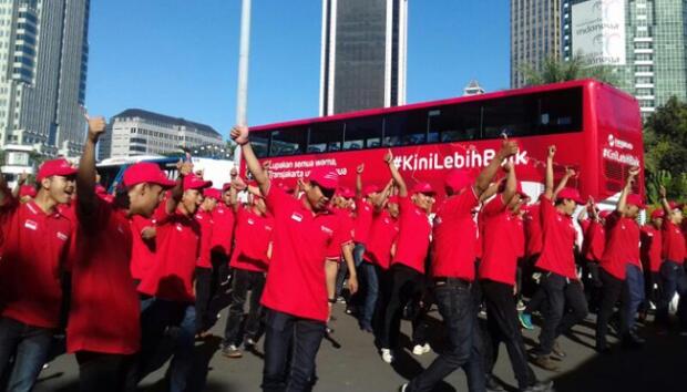 Transjakarta Luncurkan Bus Maxi dan Slogan KiniLebihBaik