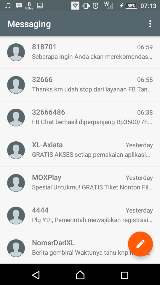 Internet Xl Sedot Pulsa Dengan Konten Sms Berlangganan Kaskus