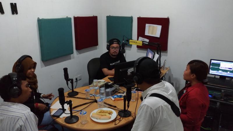 **Talk Show Bersama Radio Sonora Medan **