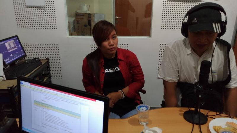 **Talk Show Bersama Radio Sonora Medan **
