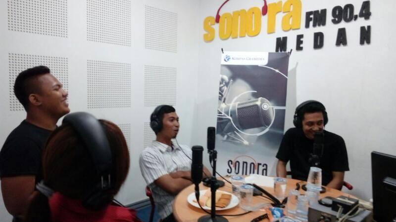 **Talk Show Bersama Radio Sonora Medan **