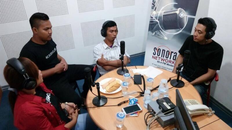 **Talk Show Bersama Radio Sonora Medan **