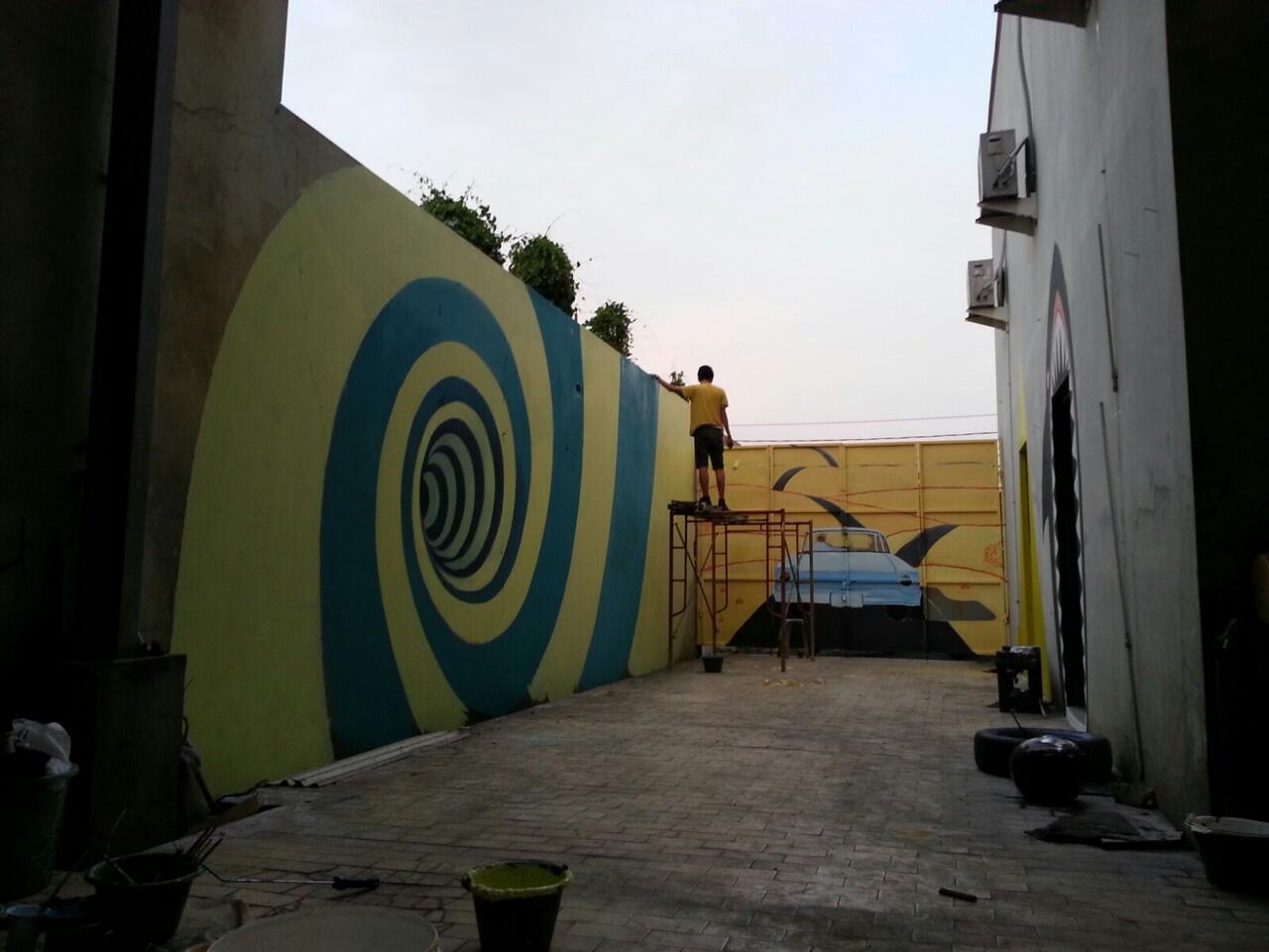 Mural, portrait painting, landscape ainting, perspective drawing, storyboard
