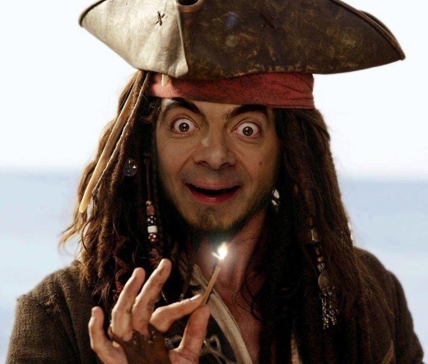 kumpulan photoshop mr bean yang bikin ngakak