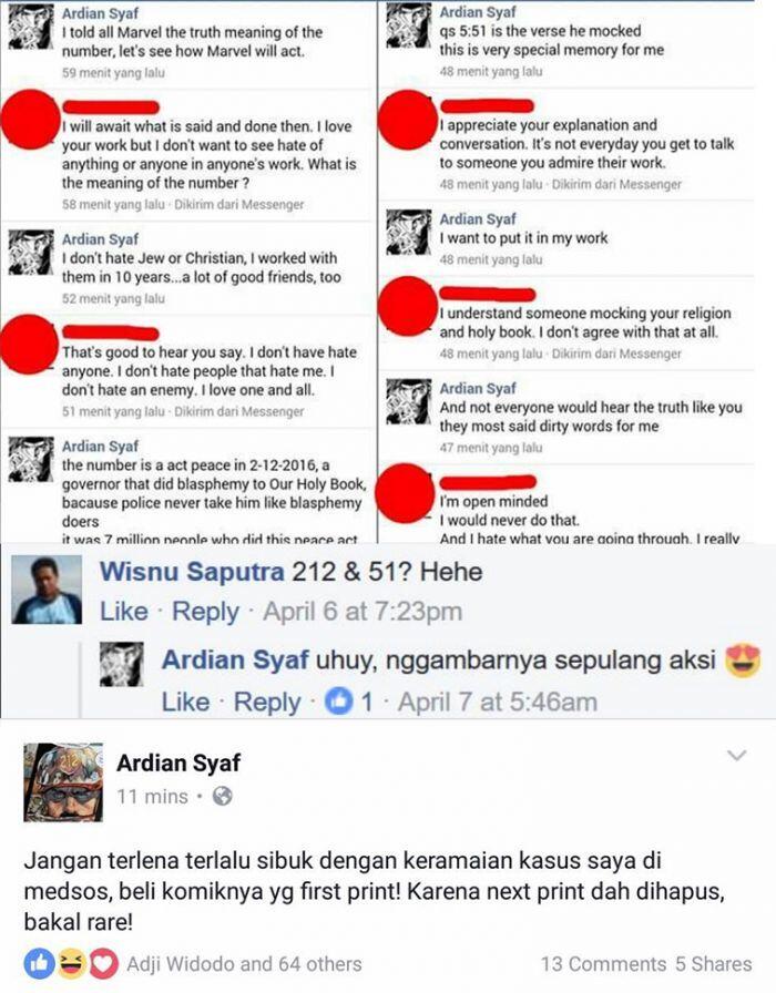Susupan Al Maidah dan Aksi 212 dalam komik X-Men