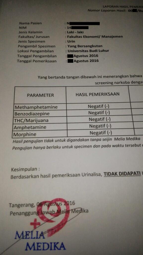 SKBN (Surat Keterangan Bebas Narkoba). Apa dan Bagaimana mendapatkannya ?