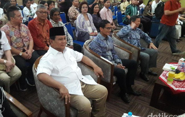 Prabowo: Demi Masa Depan, Ahok Cukup 1 Periode Saja