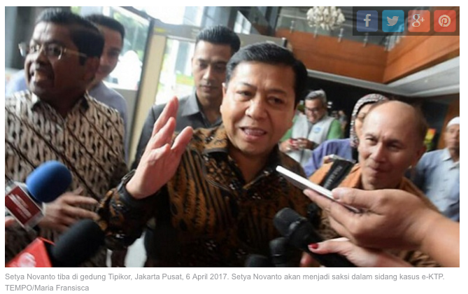KPK Cekal Setya Novanto, Dirjen Imigrasi: Mulai Kemarin Malam